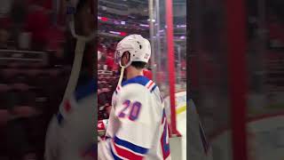 Chris Kreider gave his stick to a young Canes fan that was waiting by the tunnel… CLASS ACT ❤️ [upl. by Ardyth]