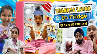 Shanaya Living In Fridge For 24 Hours Challenge  Ramneek Singh 1313  RS 1313 VLOGS [upl. by Hauhsoj]