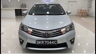 Toyota Corolla Altis 16L CVT Elegance LED Keyless 2015 Silver  SKR7044C [upl. by Maryrose]