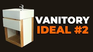 COMO HACER TU VANITORY IDEAL  RECICLANDO  BATHROOM VANITY  Parte 2  Por Juan Carlos Aquila [upl. by Wit]