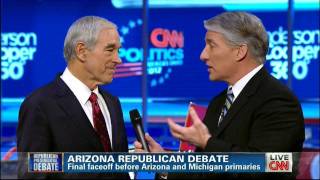 Ron Paul after the AZ Republican Debate  CNN  February 22 2012 [upl. by Day895]