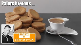 Palets bretons  Recette par Chef Sylvain [upl. by Jay]