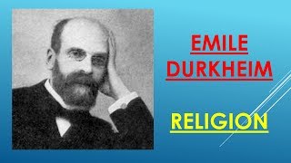 Sociology for UPSC  Durkheim  RELIGION  Lecture 73 [upl. by Aivila607]