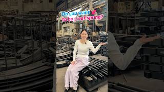 Do you want to buy leaf spring？ contact Sunny！ leafspring chinafactory productiontruckspring [upl. by Attaymik]