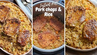 Instant pot pork chops and rice [upl. by Almap]