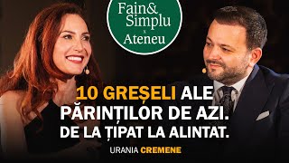 DE CE NU FUNCȚIONEAZĂ PARENTINGUL MODERN URANIA CREMENE  Fain amp Simplu Podcast cu Mihai Morar 194 [upl. by Molloy]