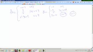 Máximos y mínimos locales de una función a trozos Matemáticas 2º Bach CCSS [upl. by Garey]