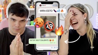 REACCIONANDO a nuestras CONVERSACIONES H0T 🔥🔞😳 Pt2 [upl. by Ikkela]