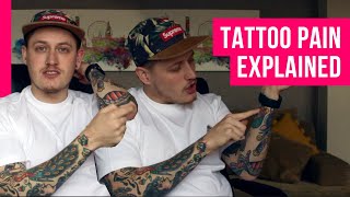 Do Tattoos Hurt Tattoo Pain Explained  Most Painful Places [upl. by Skip]