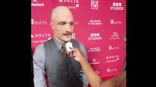 Cosmo Jarvis Shōgun on 2024 BAFTA North Americas TV Tea red carpet [upl. by Veronica]