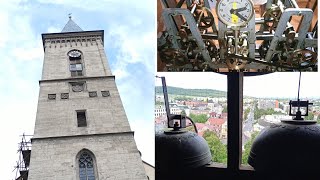 Věžní hodiny  kostel Matky Boží Kutná Hora  Tower clock  Church of the Virgin Marry Kutná Hora [upl. by Ygiaf99]