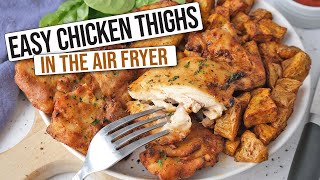 Air Fryer Chicken Thighs Quick amp Easy Recipe [upl. by Auston888]