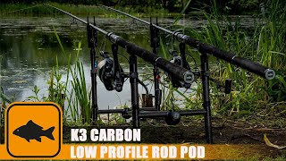 Prologic K3 Carbon Low Profile Rod Pod  Carp Fishing [upl. by Edlihtam]