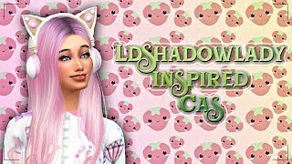 LDShadowLady Inspired Sim  CAS  The Sims 4 [upl. by Nnylaf]