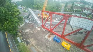 Il nuovo ponte di Voltabarozzo timelapse dei lavori 1 [upl. by Artemus]