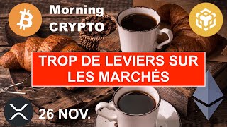 🚨 26 NOV 2024☀️☕️🥐TROP DE LEVIERS SUR LES MARCHÉS SAINE PRISE DE BENEFICES AVANT DALLER PLUS HAUT [upl. by Aila341]