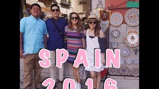 Spain 2016 Part 1  Ashley Sandrine [upl. by Htebsle]