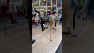 carousel Carouselride public family familyvlog toys horses traditional america happiness [upl. by Osborne475]