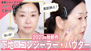 【2023秋新作】一気に美肌映えするから使ってみて！！進化したコンシーラー・下地・お粉が本当にすごい✨【コスメデコルテ ・アルビオン・シャネルetc】 [upl. by Alleacim604]