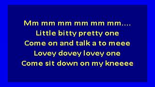 Thurston Harris  Little Bitty Pretty One karaoke [upl. by Ever]