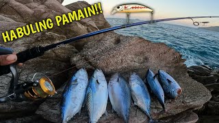 Grabi Kung Lantakan Ng Mga Isda Pamain Na To Pati Pating Huma JB LURE V1 WHITE Pulse Silver Fin [upl. by Derfiniw494]