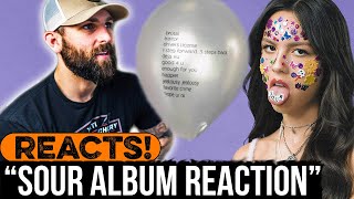 REACTING to Olivia Rodrigos Debut Album  quotSourquot [upl. by Siurad544]