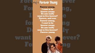 Forever Young Lyrics  Alphaville lyrics foreveryoung alphaville oldsong singsnip [upl. by Schroth]