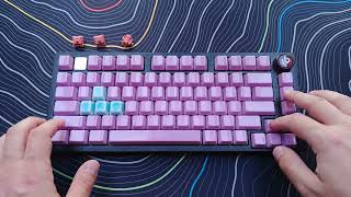 The THOCKIEST keyboard  AKKO Rosewood  Leobog Hi75  sound test [upl. by Anirdua725]