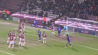 Bradford City v MK Dons highlights [upl. by Iretak]