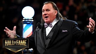 Brutus Beefcake surprises Baron Corbin with a sick burn WWE Hall of Fame 2019 WWE Network [upl. by Annoed]