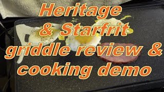 Griddle by Heritage amp Starfrit Review amp Cooking Demo [upl. by Farwell]