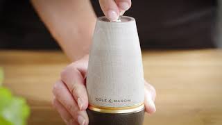 How to change the grind setting on your Cole amp Mason salt and pepper mill [upl. by Roley]