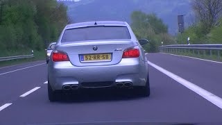 BMW M5 Eisenmann exhaust sound  downshift [upl. by Granoff]