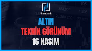 ALTIN TEKNİK GÖRÜNÜM  ONS ALTIN YORUMLARI  16 KASIM [upl. by Moody21]