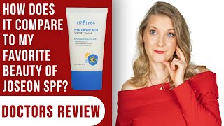 Isntree Hyaluronic Acid Watery Sun Gel SPF 50 PA vs Beauty of Joseon  Doctors Review [upl. by Anali]