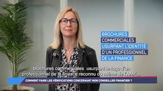 Comment faire les vérifications concernant mon conseiller financier   Info Placements [upl. by Ardnoyek]