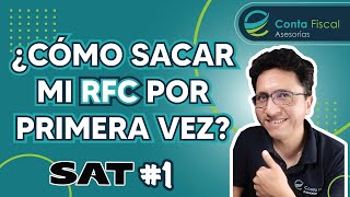 1 ►🔥¿CÓMO SACAR MI RFC POR PRIMERA VEZ🔥SAT🔥 [upl. by Yelah]