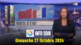 Info soir  Dimanche 27 Octobre 2024 [upl. by Airdnua]