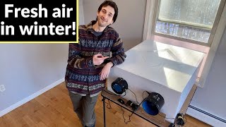 I built the best DIY heat recovery ventilator I’ve seen on YouTube [upl. by Plantagenet]