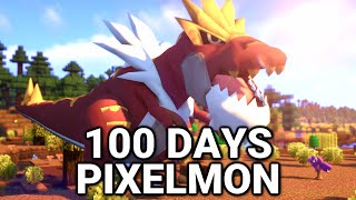 100 Days of Minecraft  Pixelmon Mod [upl. by Grider]