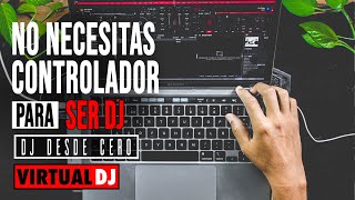 Tutorial DJ con computadora 🔥virtual dj🔥SOLO CON EL TECLADO [upl. by Asenab]