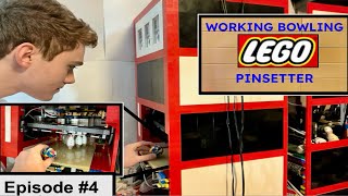 Fully Built Lego Bowling Alley Pinsetter WORKING  Episode 4 [upl. by Inaluiak]