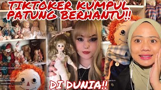 TIKTOKER KUMPUL PATUNG BERHANTU DIDUNIA‼️ PATUNG BERNYAWA GERAK TENGAH MALAM 😭 [upl. by Ittap]