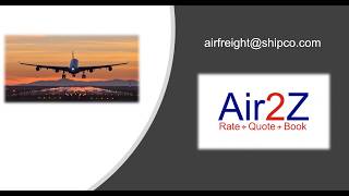 Air2Z By Shipco Air Freight [upl. by Hannavas743]