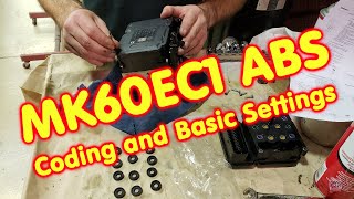 The MK60EC1 ABS Coding and Basic Settings [upl. by Thisbe]