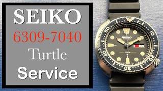 For GS  Seiko 63097040 quotTurtlequot Service [upl. by Lay]