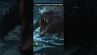 3 dangerous animal in amazon jungleshortsfeed facts shorts amazonrainforest [upl. by Achilles416]