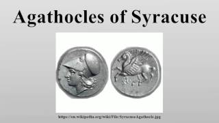 Agathocles of Syracuse [upl. by Douglass]