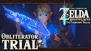 The Legend of Zelda Breath of the Wild  Part 72  Great Plateau OneHit Obliterator Trial [upl. by Portingale462]