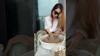 Making a double walled ceramic cup ceramics pottery doublewallcup [upl. by Ahtan]